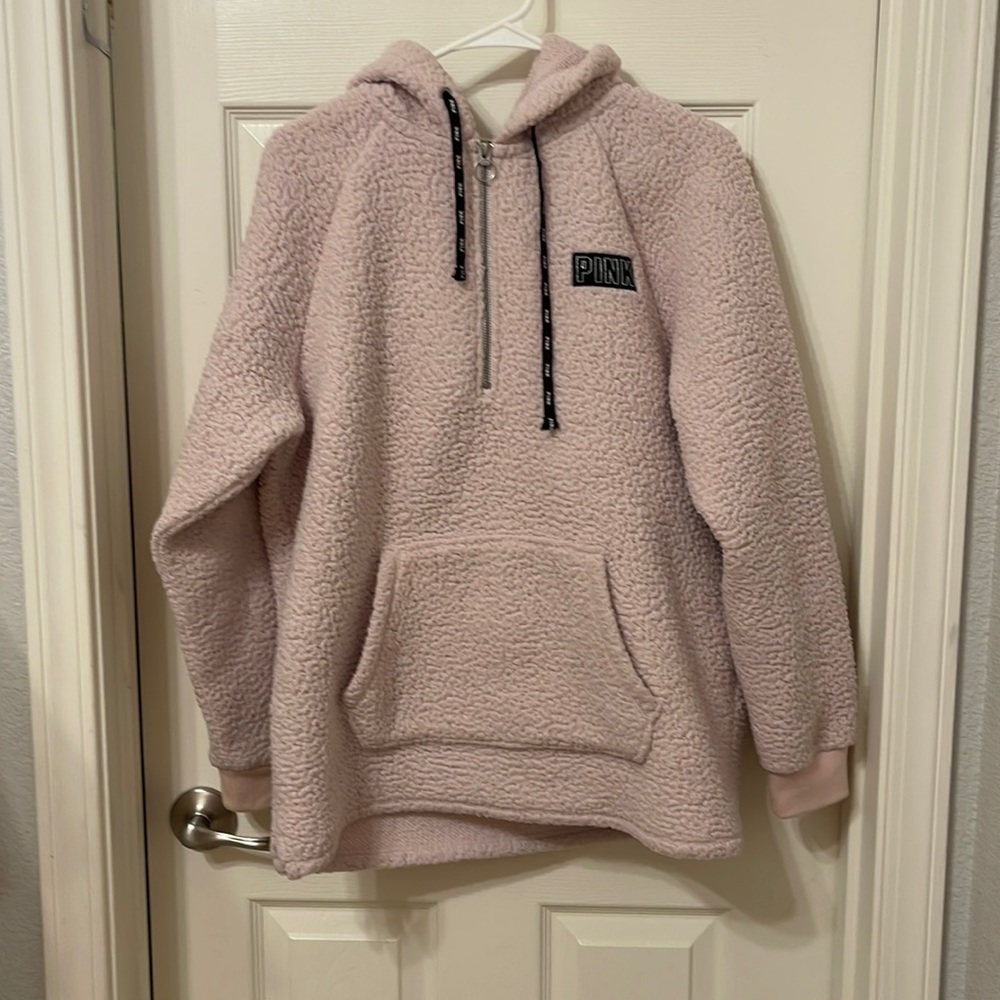 Pink light pink oversized sweater